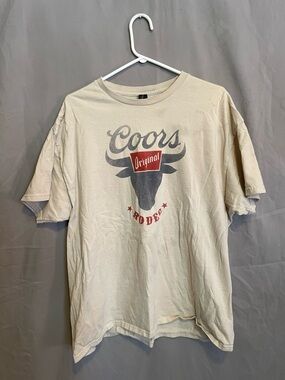 Original Rodeo Graphic Tee - Cream western coors bull stampede Calgary graphic